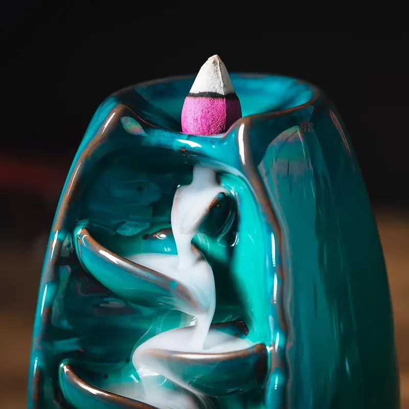 Cascada de Incienso Aurea + Conos de Incienso de Regalo