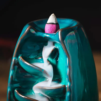 Cascada de Incienso Aurea + Conos de Incienso de Regalo