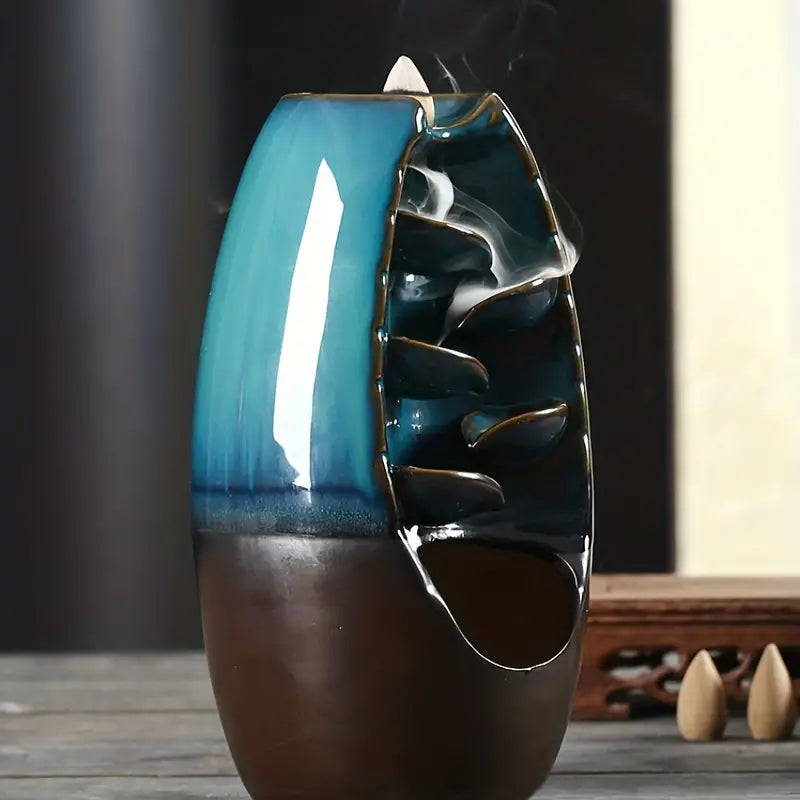 Cascada de Incienso Aurea + Conos de Incienso de Regalo